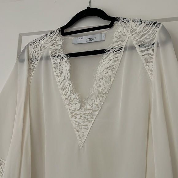 Iro Paris blouse with lace detailing - Picture 2 of 3